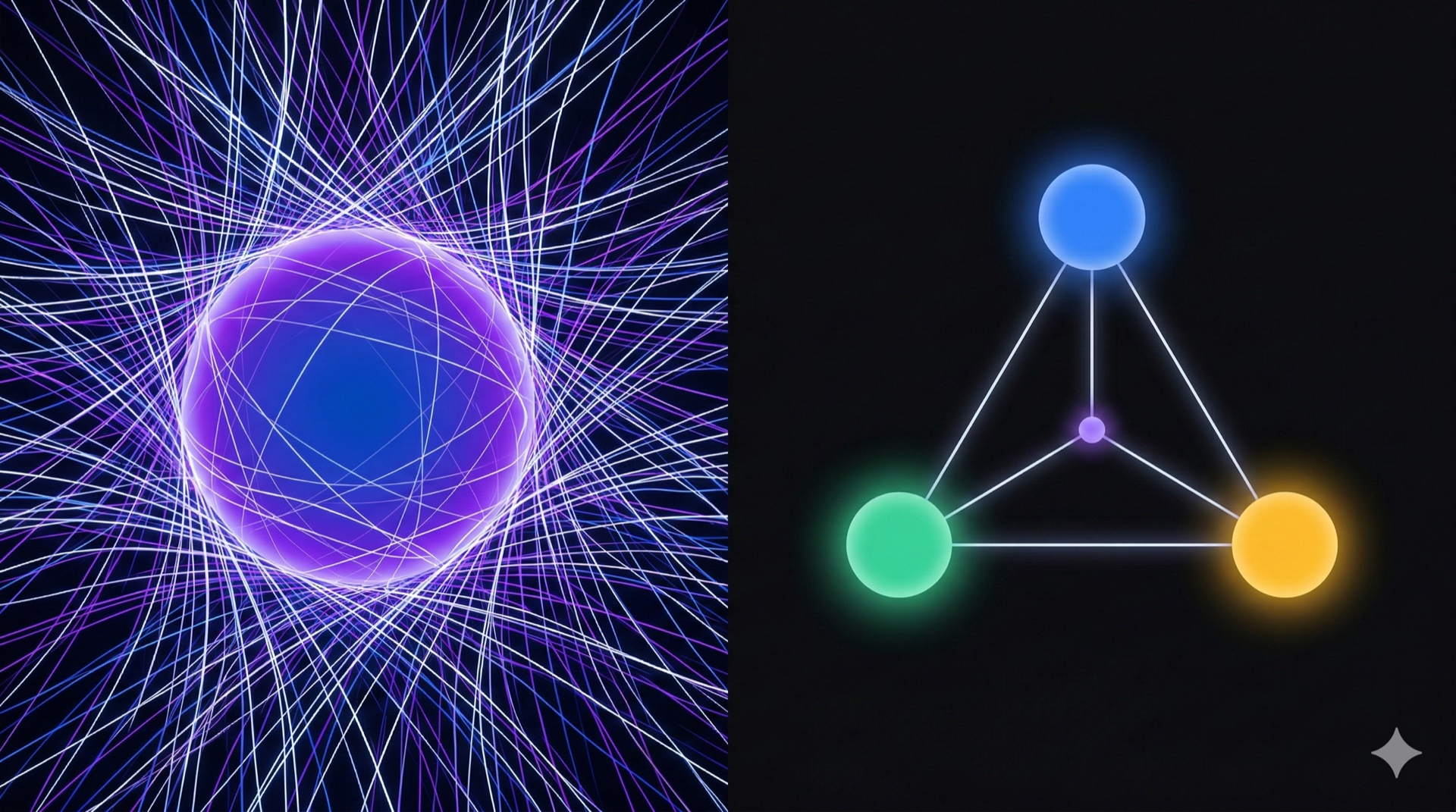 Agent monolith vs. separated team — a single overwhelmed generalist versus focused, coordinated specialists